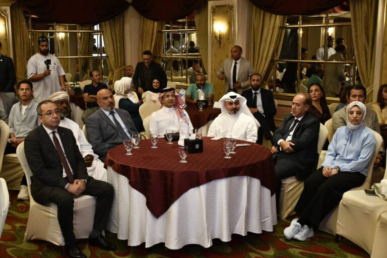 حضور المؤتمر الصحفي لدورة الألعاب العربية البارالمبية